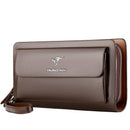 Ægte læder herre clutch