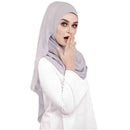 Dobbeltløkke Instant Chiffon Hijab