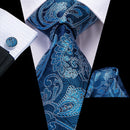 Hi-Tie | Sæt med slips i silke og paisley