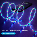 iGlow Glødende LED Magnetisk 3-i-1 USB Opladerkabel