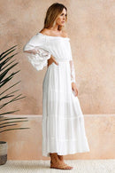 Boho blonde maxikjole