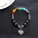 7 Chakra Sten Armbånd