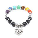 7 Chakra Sten Armbånd