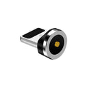 iGlow Glødende LED Magnetisk 3-i-1 USB Opladerkabel