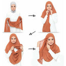 Dobbeltløkke Instant Chiffon Hijab