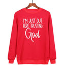 Jeg Stoler Bare På Gud - Sweatshirt