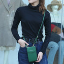Dame Crossbody Clutch Telefonpung
