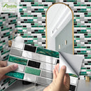 Vandtætte 3D Fliseklistermærker (9 stk.)