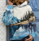 Natural Mountain Printet Sweatshirt