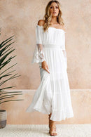 Boho blonde maxikjole