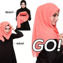 Dobbeltløkke Instant Chiffon Hijab
