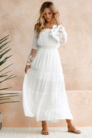 Boho blonde maxikjole