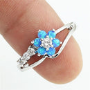 Blomst Opal Krystal Ring