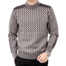 Strikkede plaidsweaters til mænd