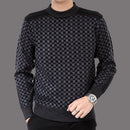 Strikkede plaidsweaters til mænd