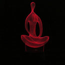 Yoga 3D Illusionslampe