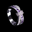 Criss Cross Krystalring