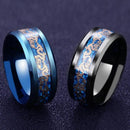 Titanium Stål Drage Ringe