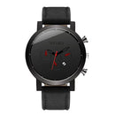 Læder Sport Chrono Ur
