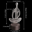 Yoga 3D Illusionslampe