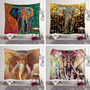 Farverig Elefant Mandala