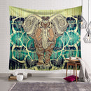 Farverig Elefant Mandala