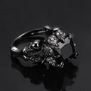 SORT RHODIUM BELAGT DÆMONPRINSESSE RING