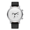 Læder Sport Chrono Ur