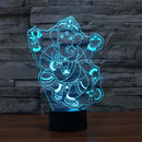 3D Ganesh RGB LED natlys