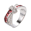Criss Cross Krystalring