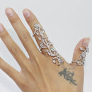 Flere Finger Stabel Knoke Ring Krystallring