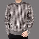 Strikkede plaidsweaters til mænd