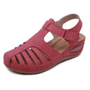Retro Ortopædiske Sandaler i Læder
