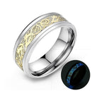 Lysende Keltisk Drage Ring