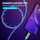 iGlow Glødende LED Magnetisk 3-i-1 USB Opladerkabel