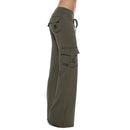 Bootcut cargobukser til kvinder