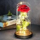 Kunstig Evig Rose LED Lys