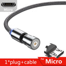 360º magnetisk oplader 1 meter