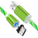 iGlow Glødende LED Magnetisk 3-i-1 USB Opladerkabel