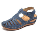 Retro Ortopædiske Sandaler i Læder