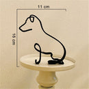 Minimalistisk Hundekunst Skulptur