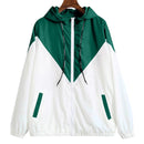 Tofarvet Windbreakerjakke
