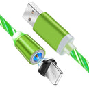 iGlow Glødende LED Magnetisk 3-i-1 USB Opladerkabel