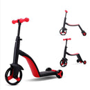 3-i-1 Børnescooter