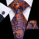 Hi-Tie | Sæt med slips i silke og paisley