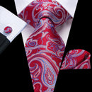 Hi-Tie | Sæt med slips i silke og paisley