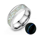 Lysende Keltisk Drage Ring