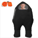 Oppusteligt astronautrumkostume