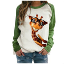 Dame sweatshirt med tryk