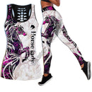 Sæt med leggings og hul tanktop